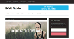 Desktop Screenshot of imvuguide.com