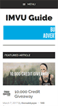 Mobile Screenshot of imvuguide.com